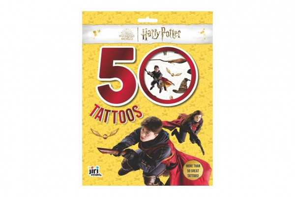 Tetování Harry Potter 51ks + listy k malování 12ks v deskách