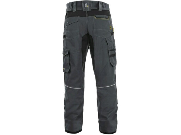 CXS STRETCH spodnie męskie, ciemnoszaro-czarne