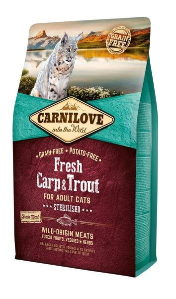 Carnilove Cat Fresh Carp & Trout Sterilized 2kg