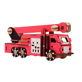 Woodcraft Drevené 3D puzzle Hasičský automobil