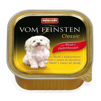 Animonda Vom Feinsten Classic paštéta pre psov hovädzie + morčacie srdce 150g