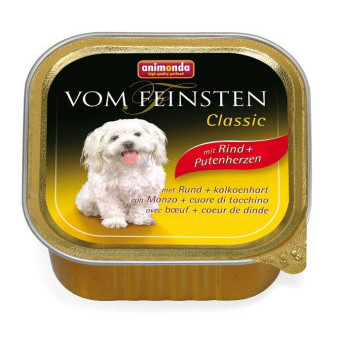 Animonda Vom Feinsten Classic paštika pro psy hovězí+krůtí srdce 150g