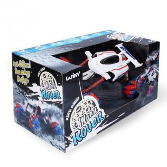 Auto Moon Rover RC na dálkové ovládání 35 cm červený