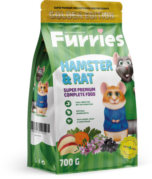 Furries Extruded Granules Chomik, szczur i mysz