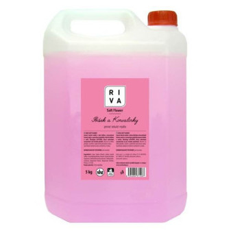 Mýdlo tekuté Riva Soft flower Ibišek a Konvalinka, 5kg
