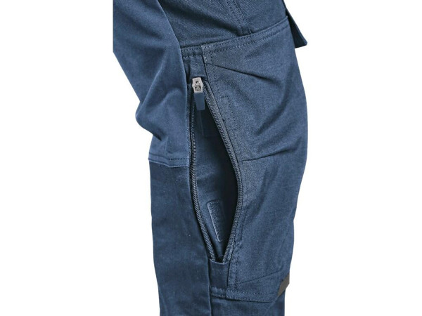 Kalhoty CXS LEONIS, pánské, modré s černými doplňky, vel. 58