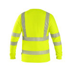 Tričko CXS OLDHAM, dlouhý rukáv, výstražné, pánské, žluté, vel. L