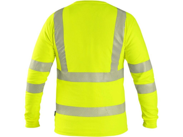 Tričko CXS OLDHAM, dlouhý rukáv, výstražné, pánské, žluté, vel. L