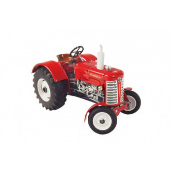 Ciągnik Zetor 50 Super czerwony klucz metalowy 15cm 1:25 w pudełku Kovap