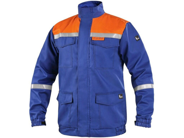 Bluzka CXS ENERGETIK MULTI 9043 II, męska, niebiesko-pomarańczowa