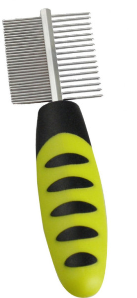 FLAMINGO kartáč pro hlodavce COMB WITH HANDLE DOUBLE