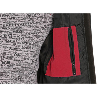 Bunda CXS STRETCH, pánská, softshell, červená, vel. XL