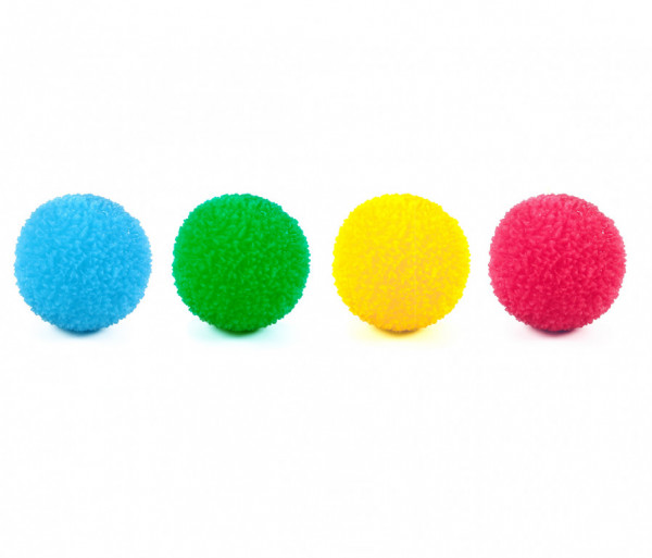 Skákací míček barevný se světlem 6.5 cm