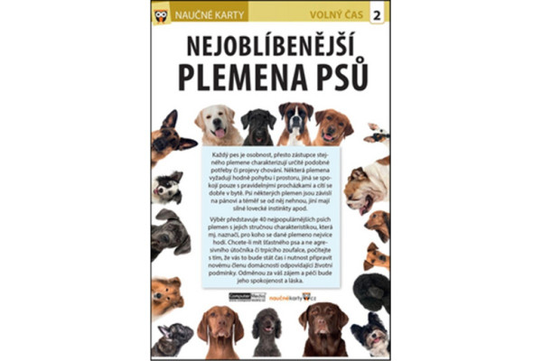 Naučné karty Nejoblíbenější plemena psů