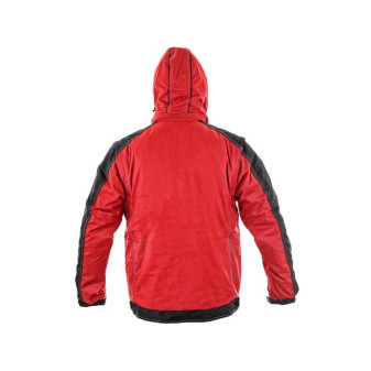 Bunda CXS IRVINE, zimní, pánská, červeno-černá, vel. XL