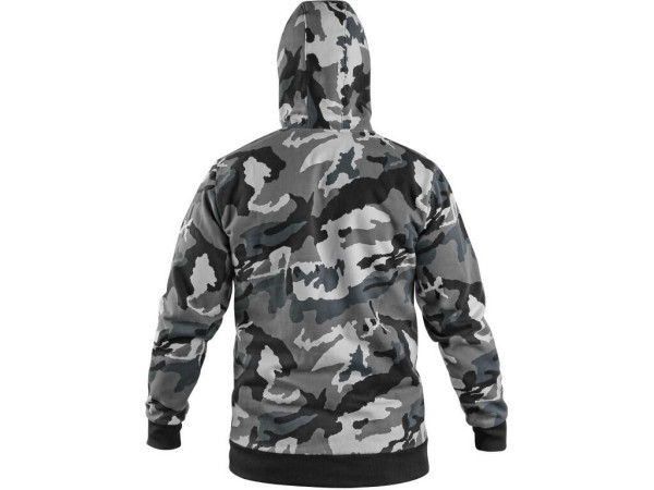 Mikina CXS ARYN, pánská, šedo-bílá (maskáč), vel. 3XL