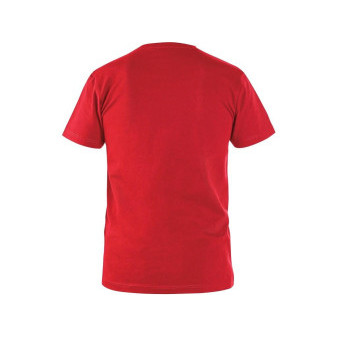 Tričko CXS NOLAN, krátky rukáv, červené