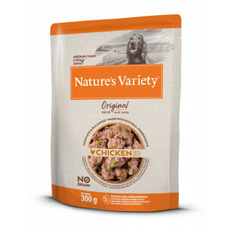 Kapsička Nature´s variety original pro střední psy s kuřecím 300g