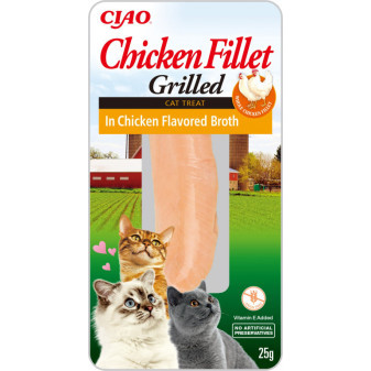 Inaba Filet z kurczaka dla kotów - kurczak 25g