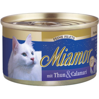 Finnern Miamor Fine Finest tuňák+kalamáry konzerva 100g