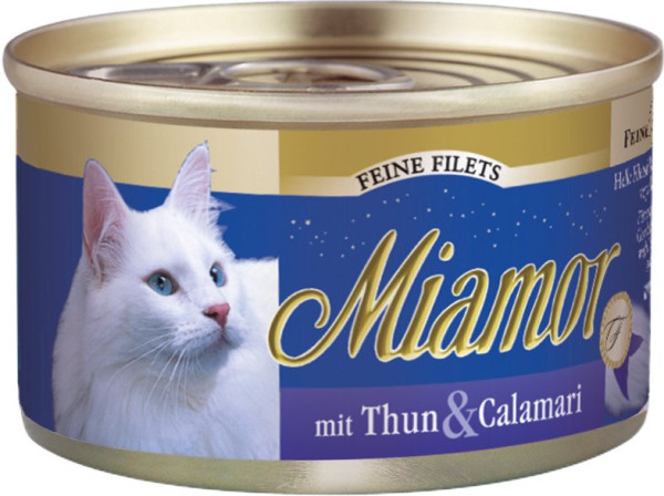 Finnern Miamor Fine Finest tuňák+kalamáry konzerva 100g