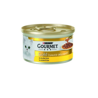 Konzerva Gourmet Gold Sauce Delights kura v Omáčke 85g