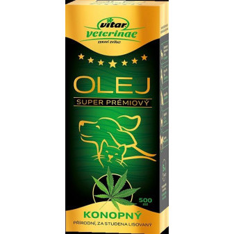 VITAR Veterinae konopný olej 500ml