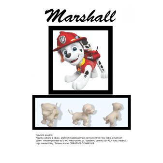 Marshall - 3D postavička XL veľký