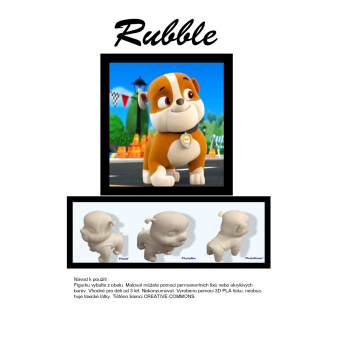 Rubble - 3D postavička XL velký