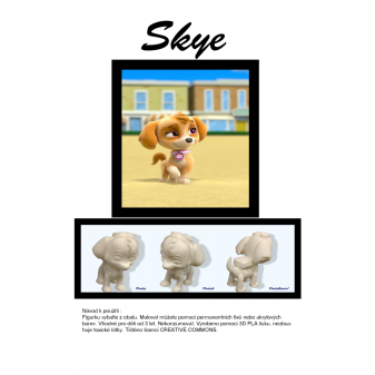 Skye - 3D postavička