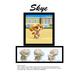 Skye - postać 3D