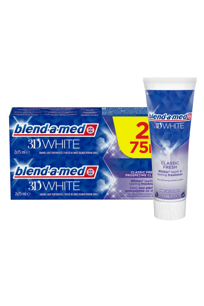Pasta do zębów Blend-a-Med 2 x 75 ml 3D White Classic Fresh