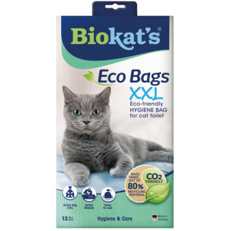 Sáčky do kočičích toalet BIOKATS ECO BAGS XXL 12ks