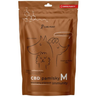 Curepoint CBD pamlsek Immunity M 100g