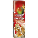 Prestige Sticks tyčinky pro velké papoušky med+ořech 2x70 g