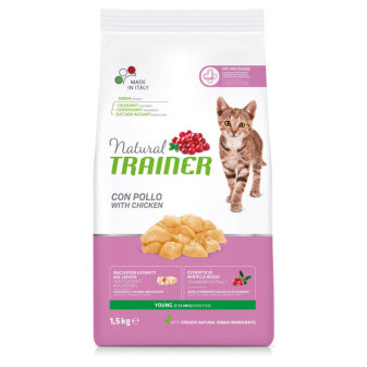 TRAINER Natural Cat Young kuracie 1,5kg