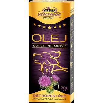 VITAR Veterinae ostropestřec olej 200ml