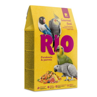RIO gurmánské krmivo pro střední papoušky 250g