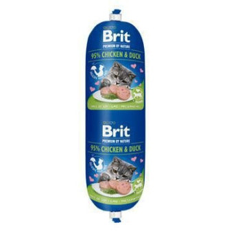 Brit Premium by Nature Kiełbasa KOT Kurczak i Kaczka 180 g