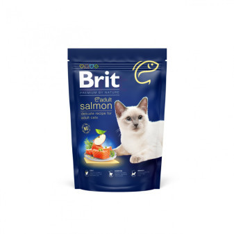 Brit Premium by Nature Cat Adult Łosoś 800 g