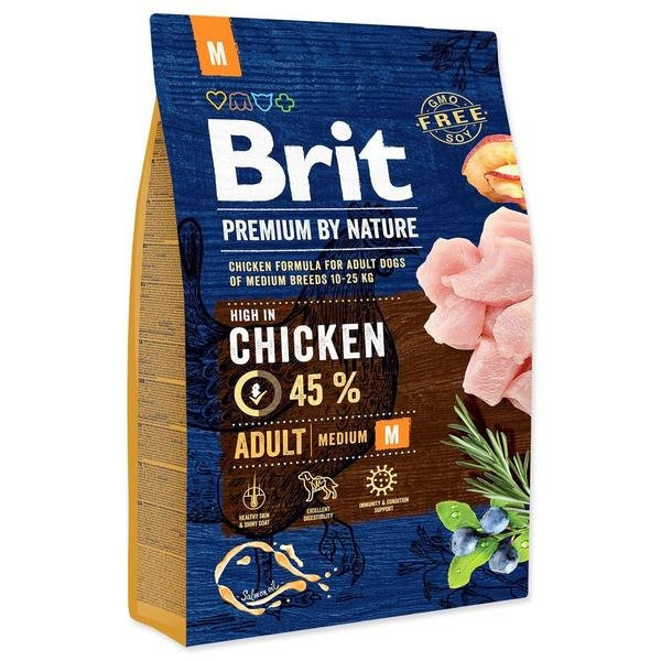 Brit Premium by Nature Adult M 3kg