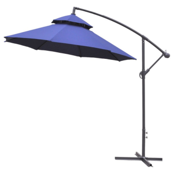Aga Zahradní slunečník konzolový EXCLUSIV CUBE 250 cm Tmavě modrý