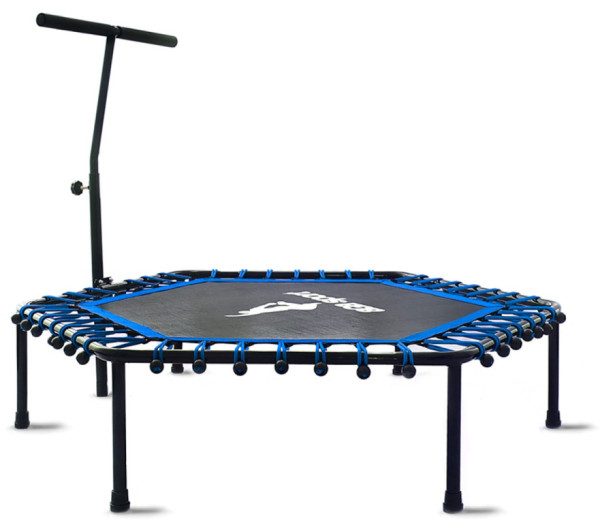 Aga FITNESS Trampolína 130 cm Modrá + madlo
