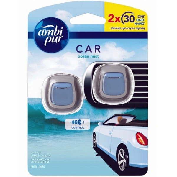 Odświeżacz powietrza AmbiPur Car 2x2ml Jaguar Ocean Mist