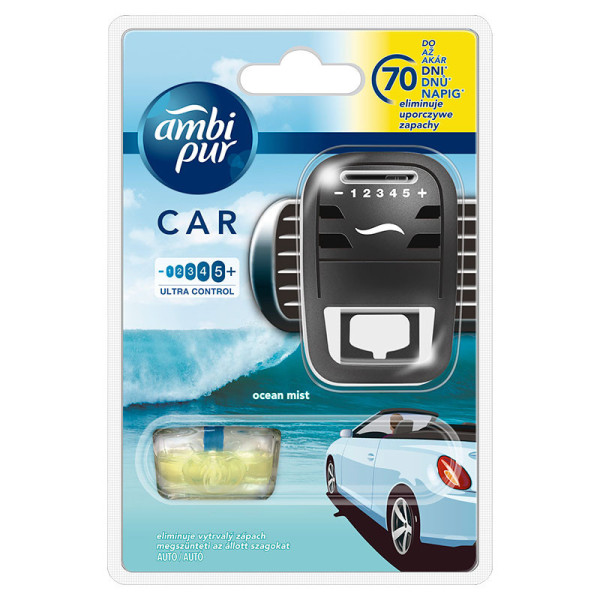 Osvěžovač vzduchu Ambi Pur 7ml Car3 ocean strojek