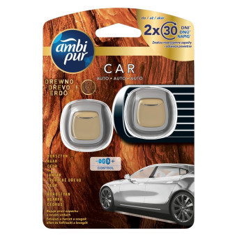 Osvěžovač vzduchu AmbiPur Car 2x2ml Dřevo