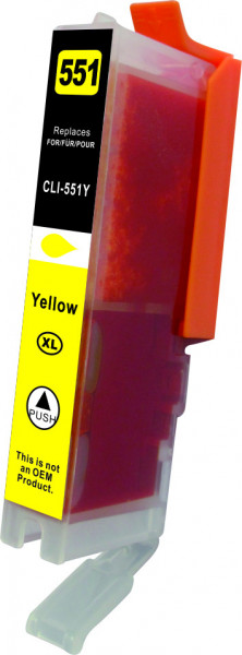 Alternative Color X CLI-551XL - atrament żółty do Canon Pixma iP7250, MG5450, MG6350, 13ml