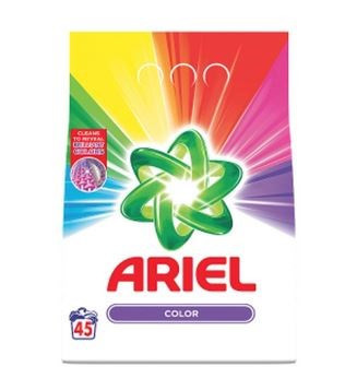 Ariel Prací prášek Color, 45 pracích dávek , 3,375 kg