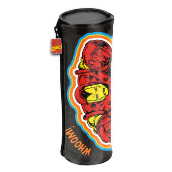 Paso Školní set tříkomorový batoh + pouzdro Iron Man