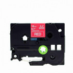 Alternativní páska Brother TZ-445 / TZe-445, 18mm x 8m, bílý tisk / červený podklad